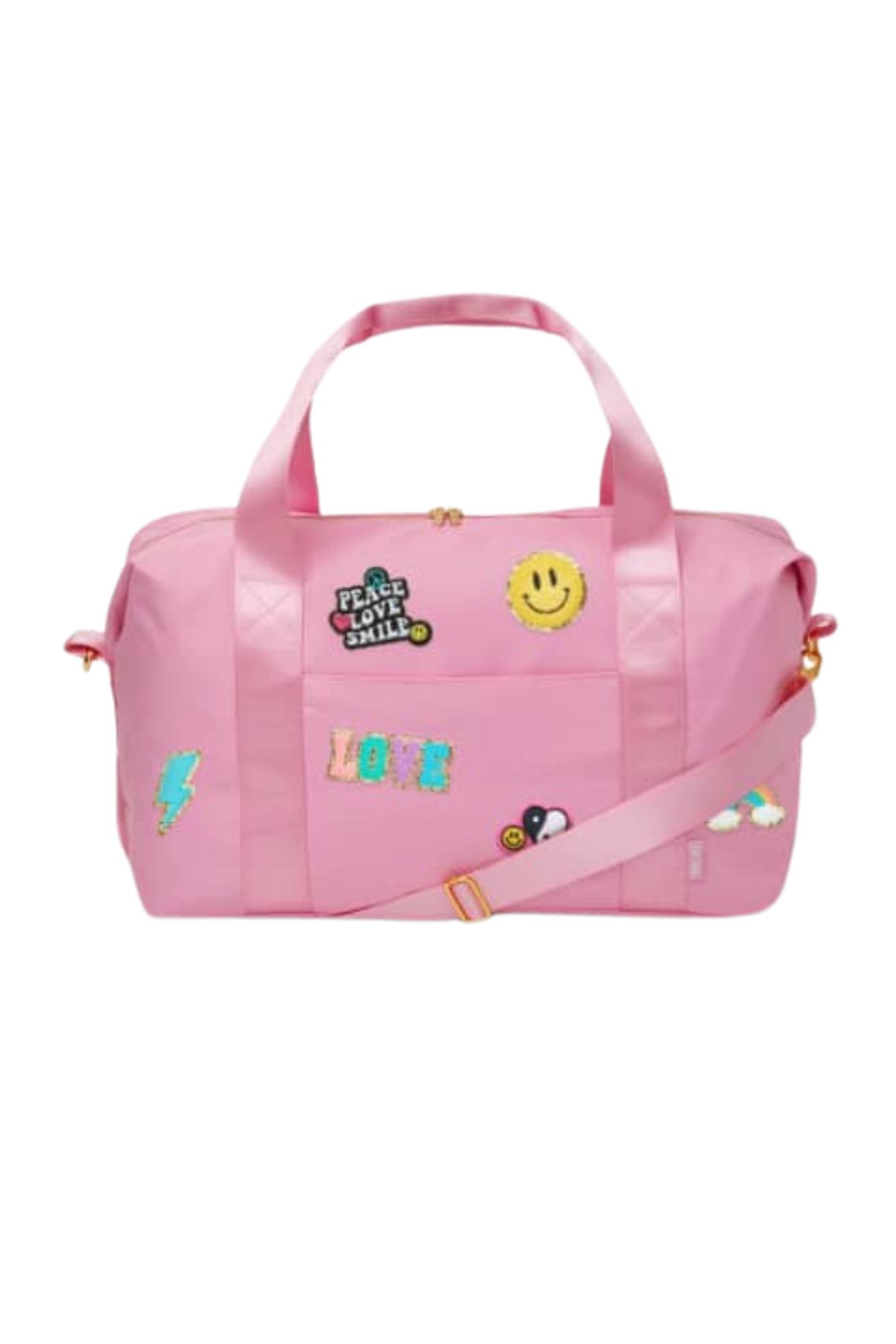 OVERSIZED NYLON PINK DUFFLE
