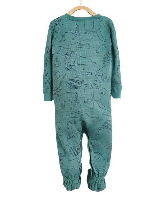 CAMOU FOOTIE PAJAMA