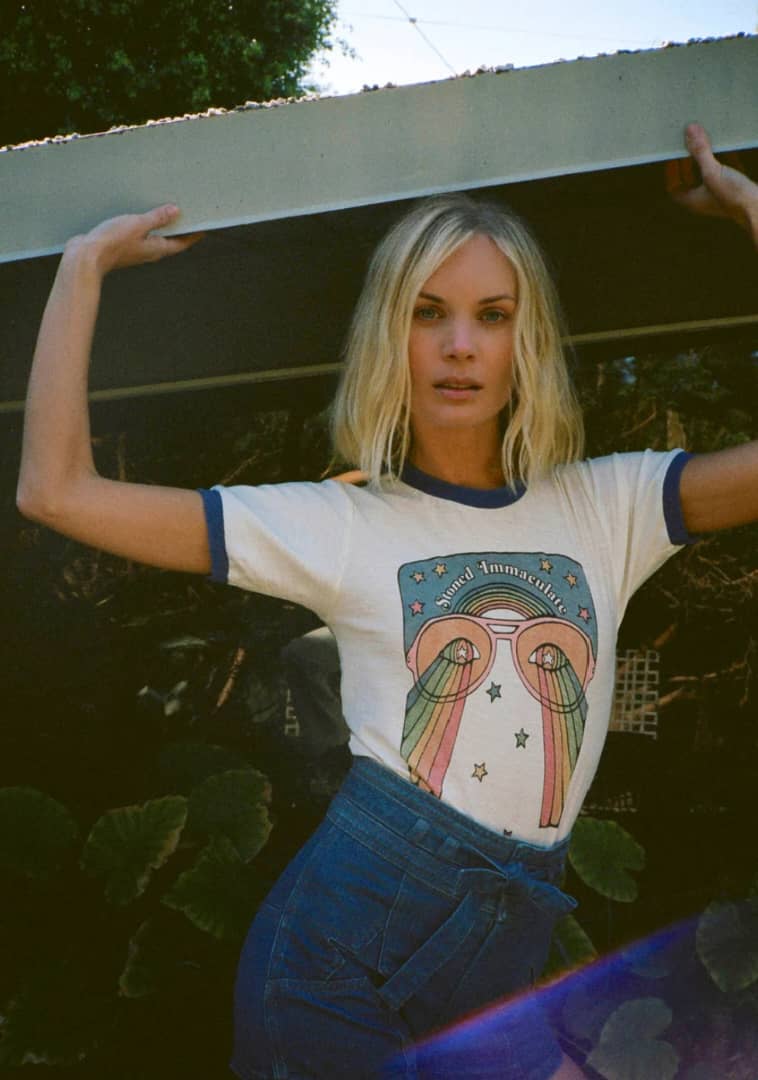 KALEIDOSCOPE EYES RINGER TEE
