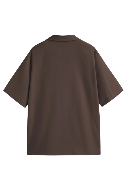 LINEN OVERSIZED BROWN BLAZER