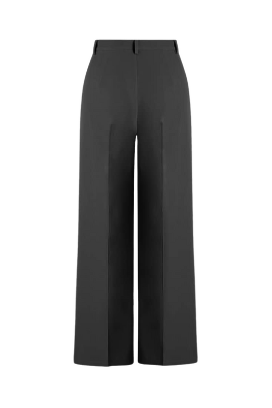 TROUSERS WITH POCKET DARK GREY