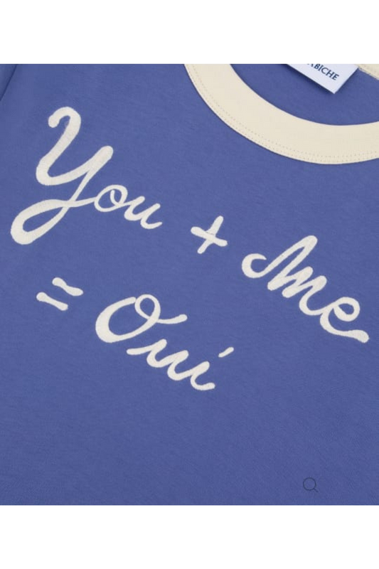 MONTHERLANT YOU ME OUI/GOTS BLUE-CREAM