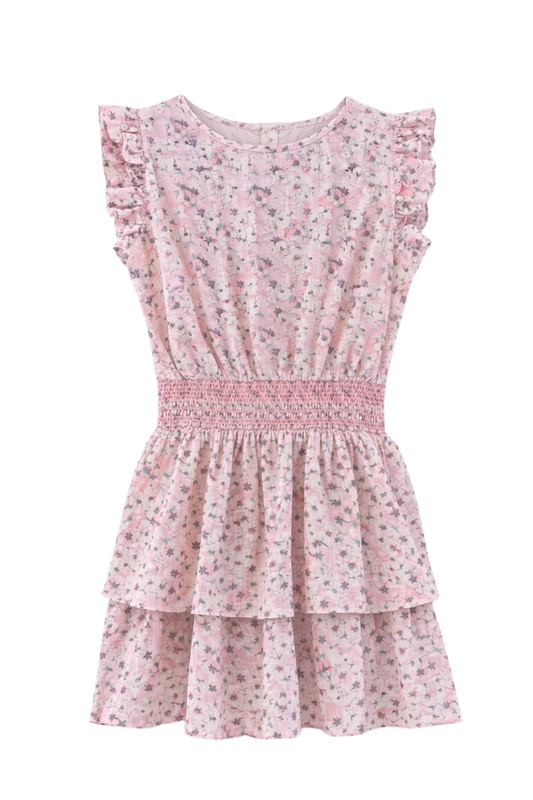 MARIGOT DRESS IN BLUSH MEADOW PINK