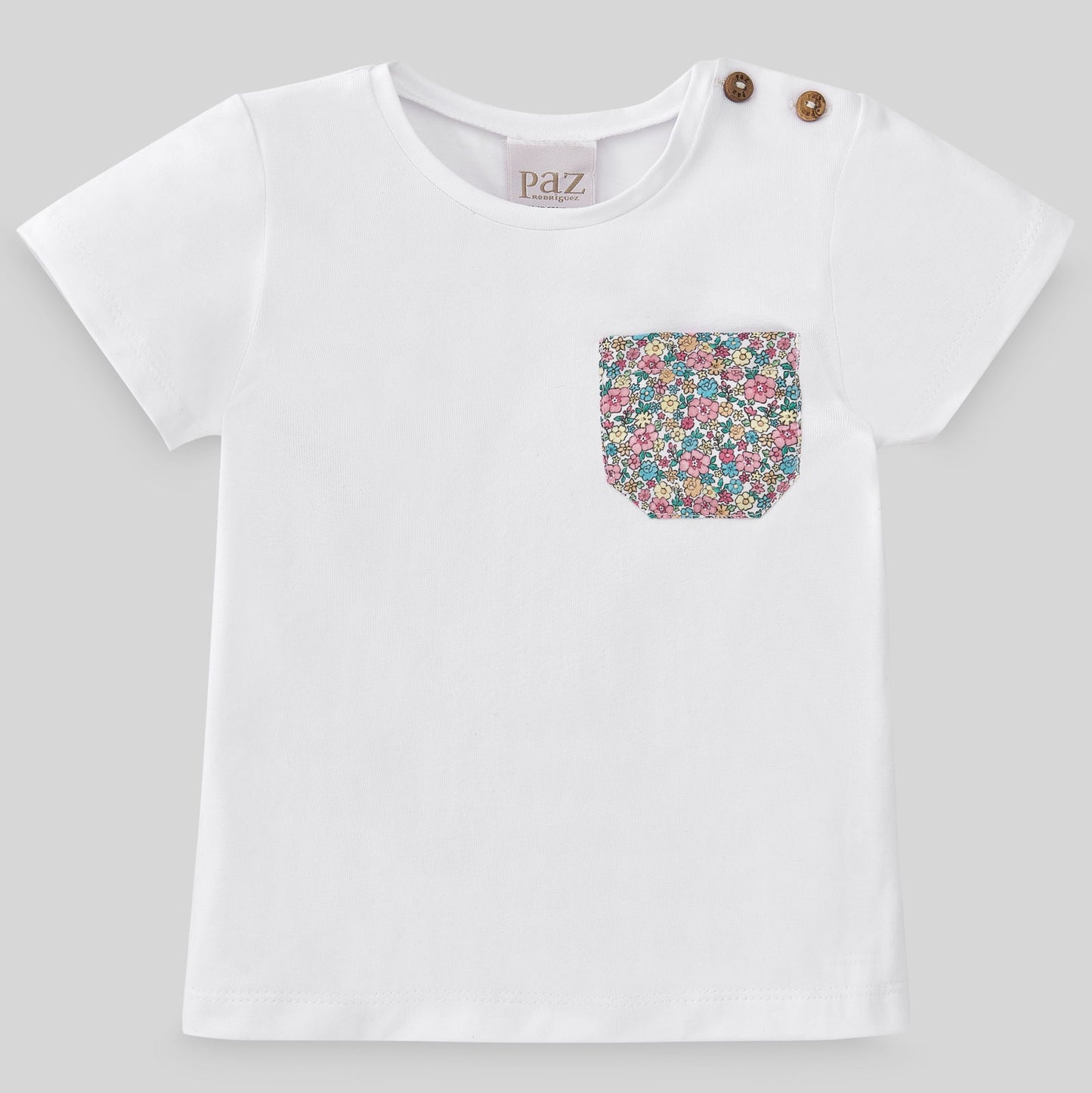 CAMISETA + BAÑADOR NIÑO FLORES