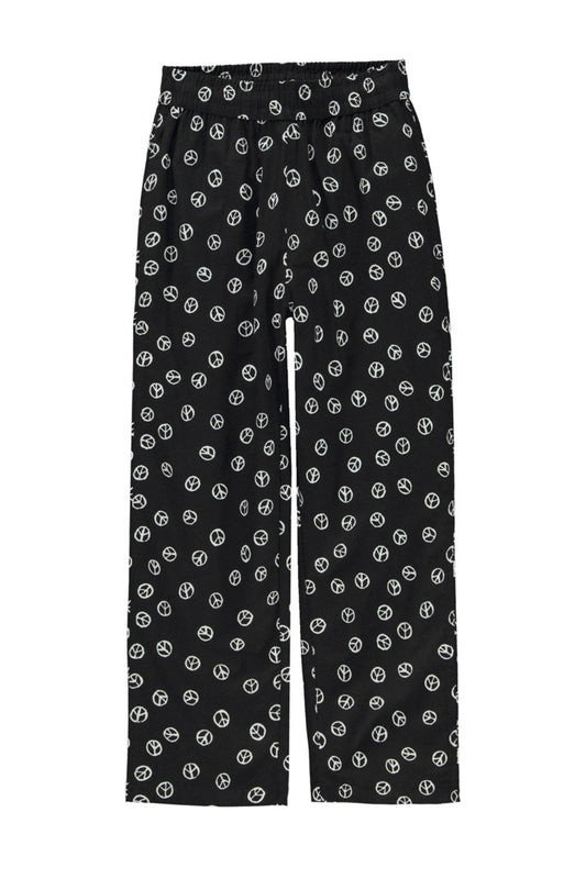 ASTER WOVEN PANTS - PEACE ALL OVER