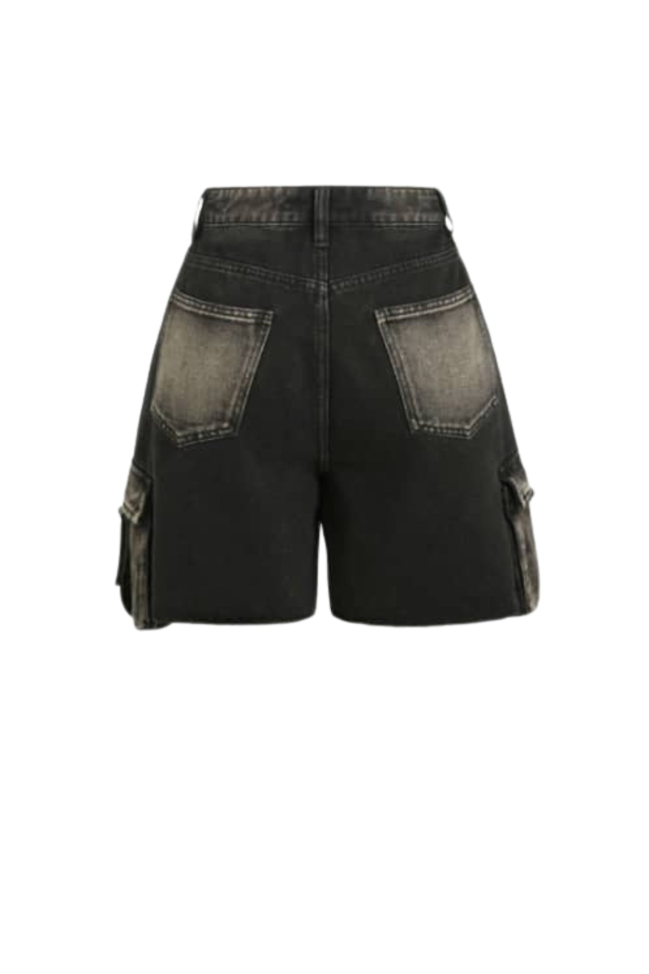 DENIM CARGO SHORTS