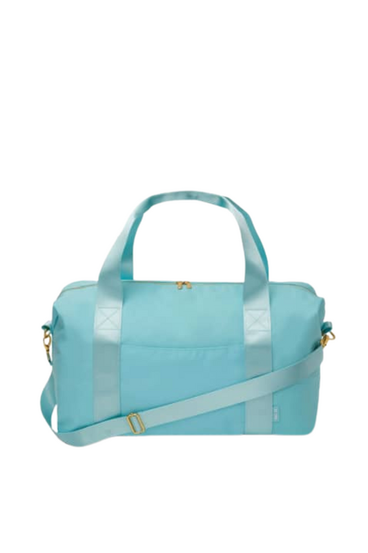 OVERSIZED NYLON TURQUOISE DUFFLE