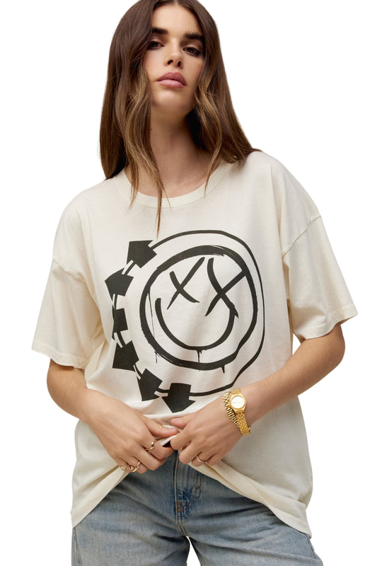 BLINK 182 SMILEY MERCH TEE