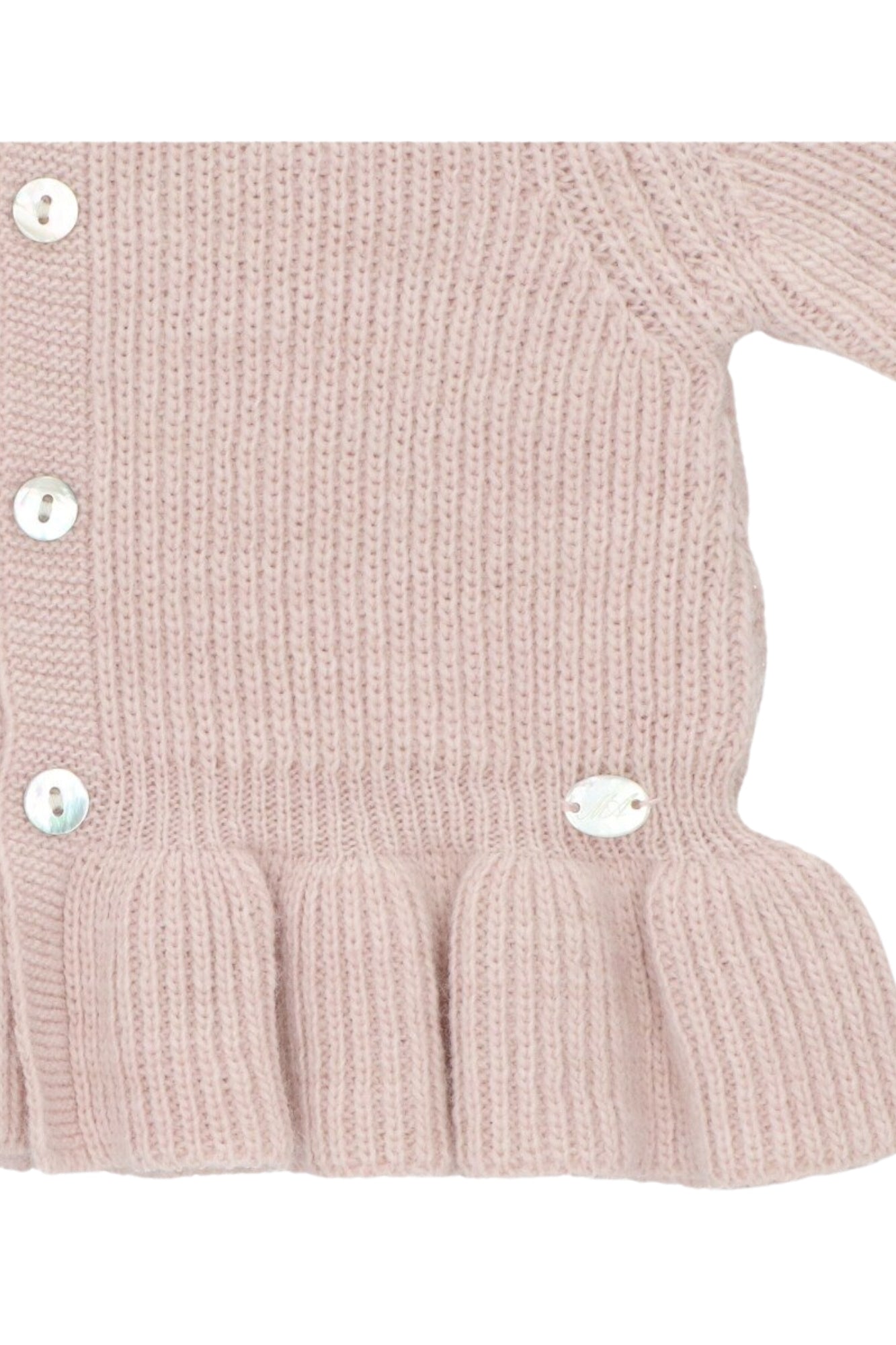 CARDIGAN PUNTO VOLANTE NIÑA NIAGARA ROSA