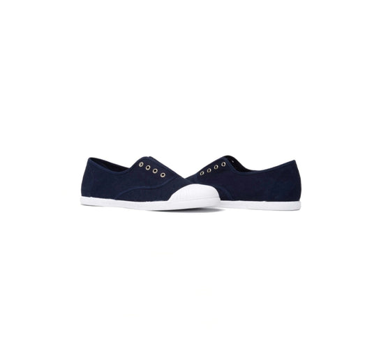 CAPTOE SLIP-ON SNEAKERS IN NAVY