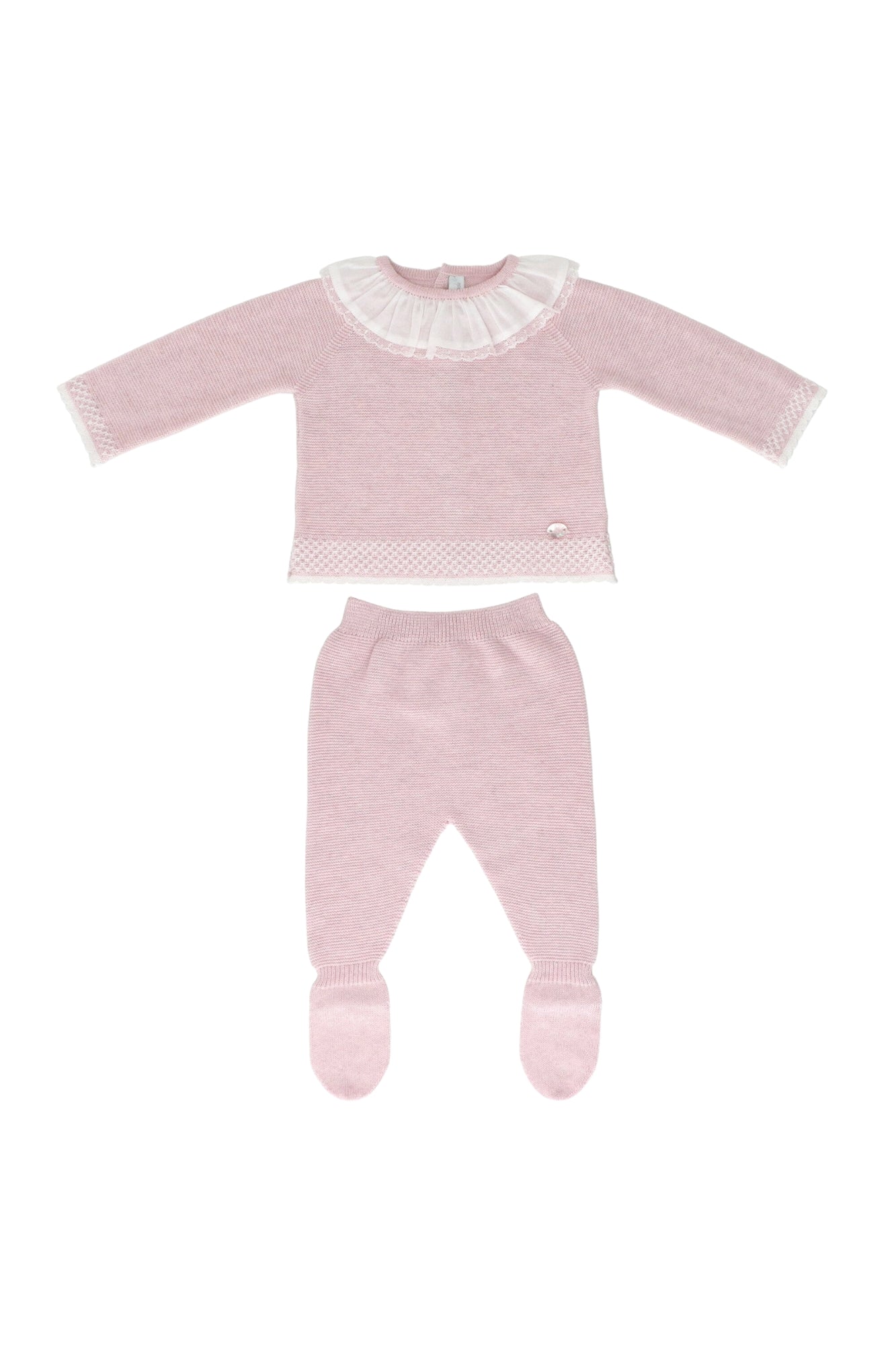 CONJUNTO SAND ROSA BEBE