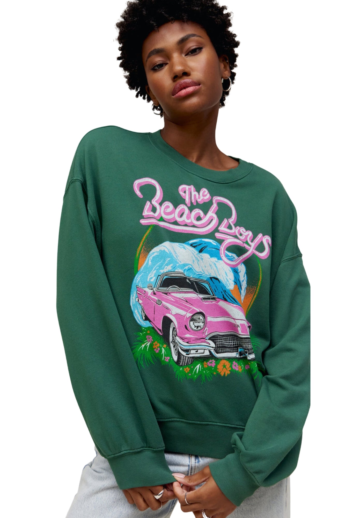 THE BEACH BOYS SURF USA OVERSIZED CREW