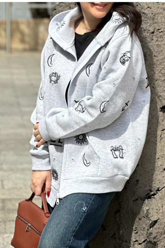 ASTRO HOODIE GREY