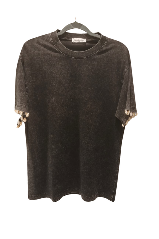SHELL TSHIRT BLACK