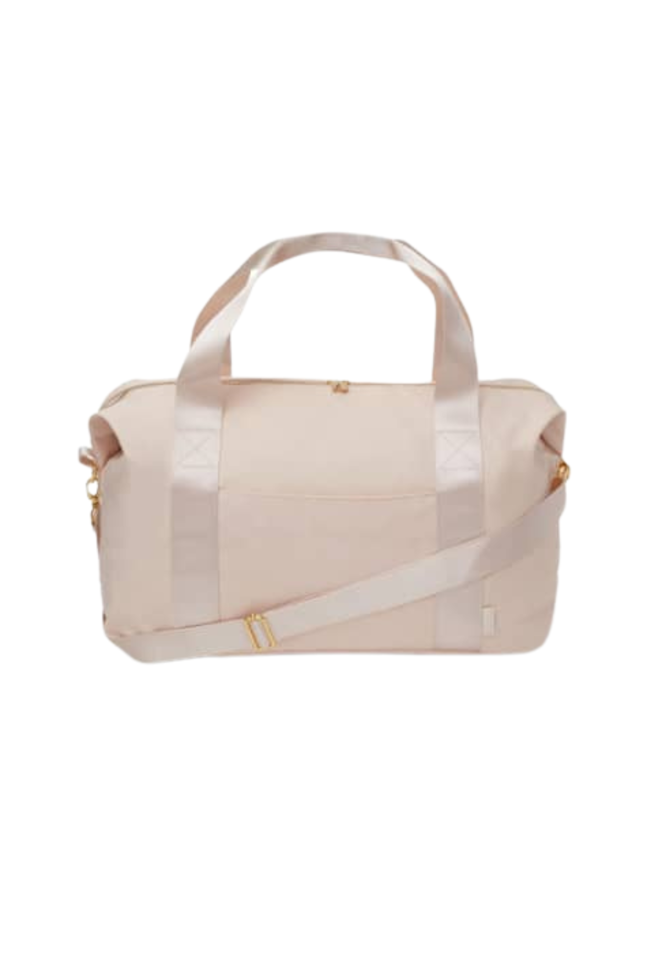 OVERSIZED NYLON BEIGE DUFFLE