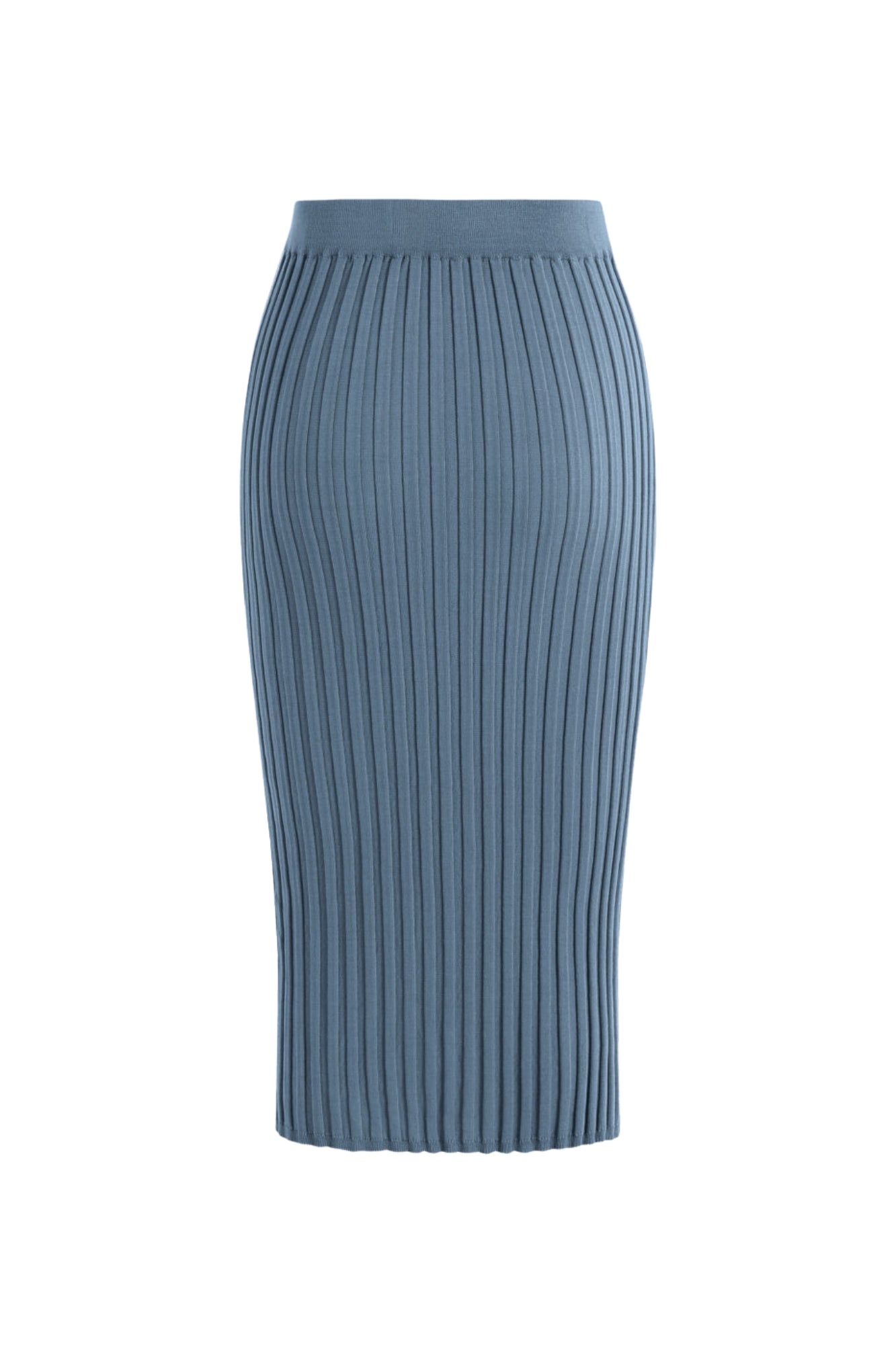 RIB PENCIL SKIRT