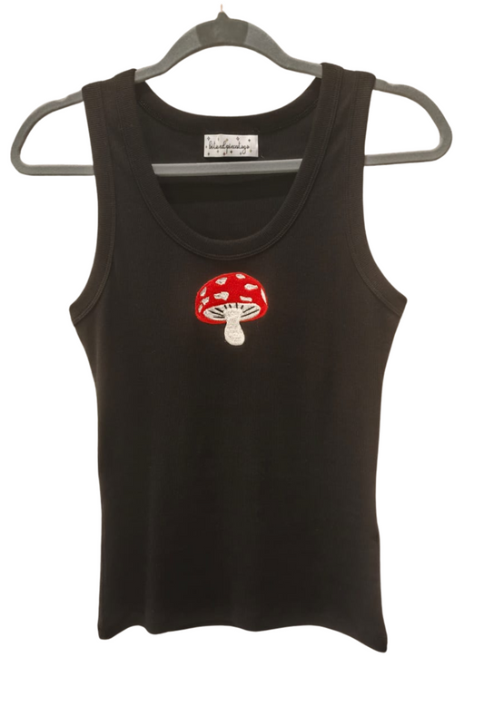 VEST BLACK MUSHROOM