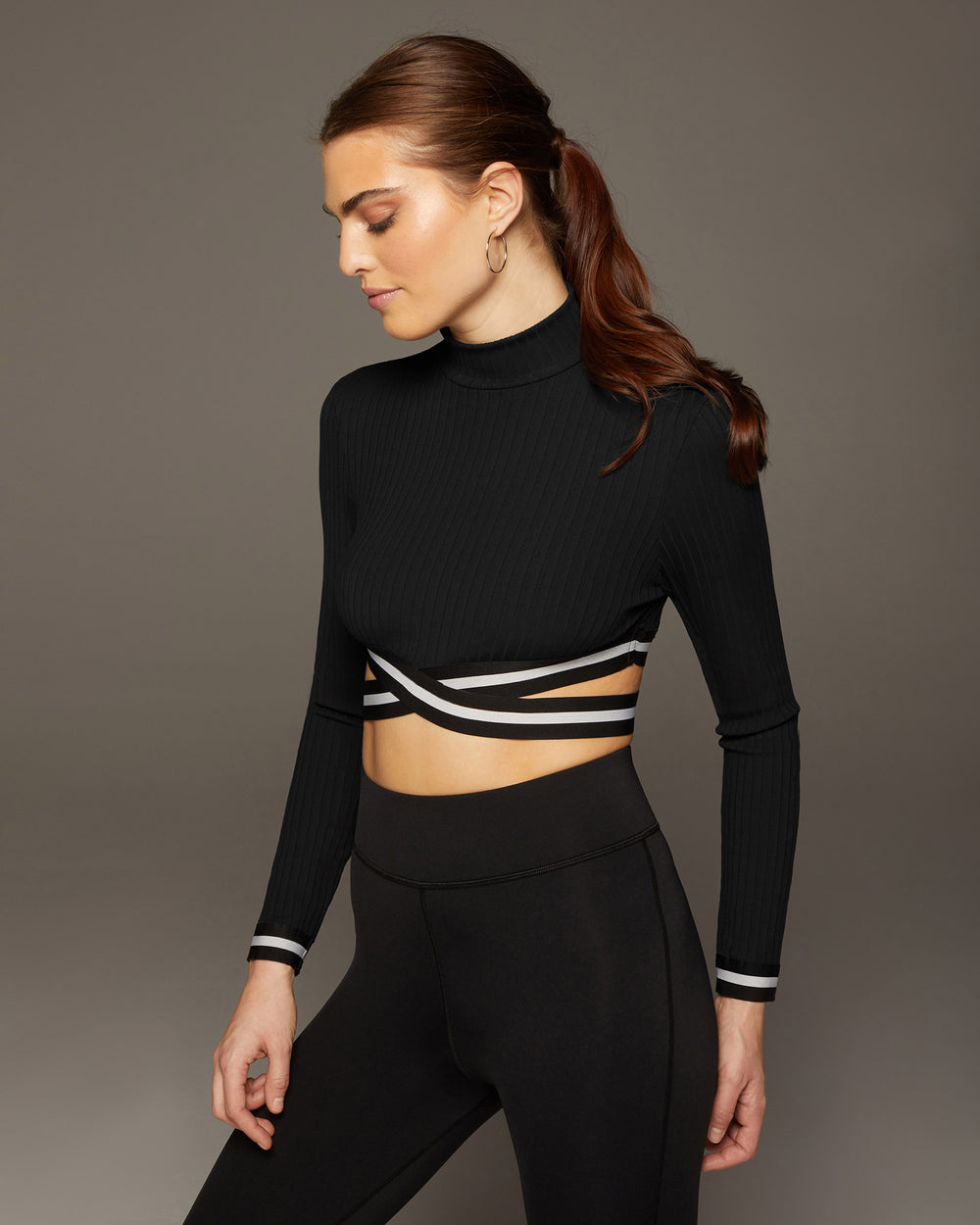 APEX RIBBED LONG SLEEVE TOP