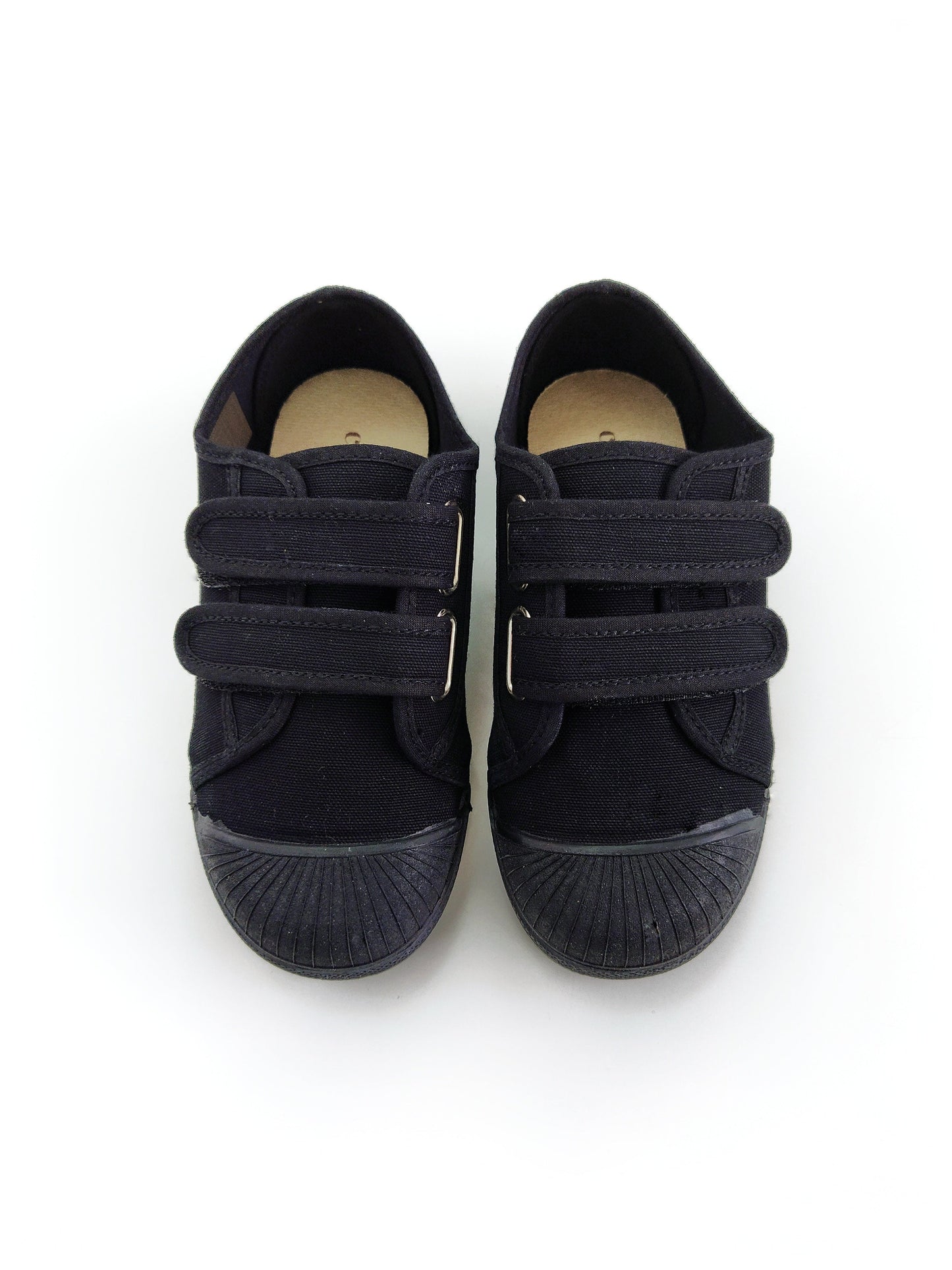 DOUBLE HOOK & LOOP SNEAKERS IN BLACK