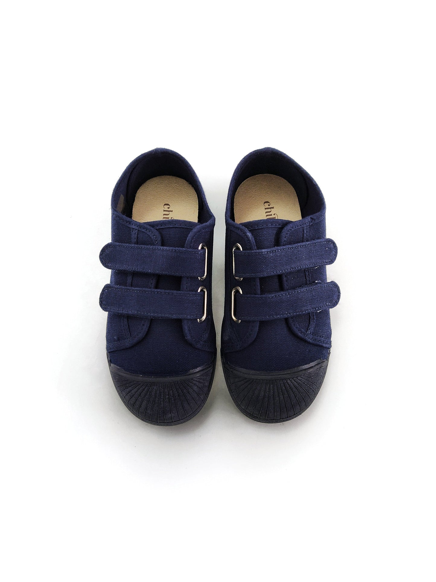 DOUBLE HOOK & LOOP SNEAKERS IN DARK BLUE