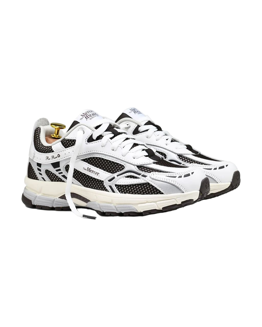 THE RE-RUN WHITE SILVER/ BROWN