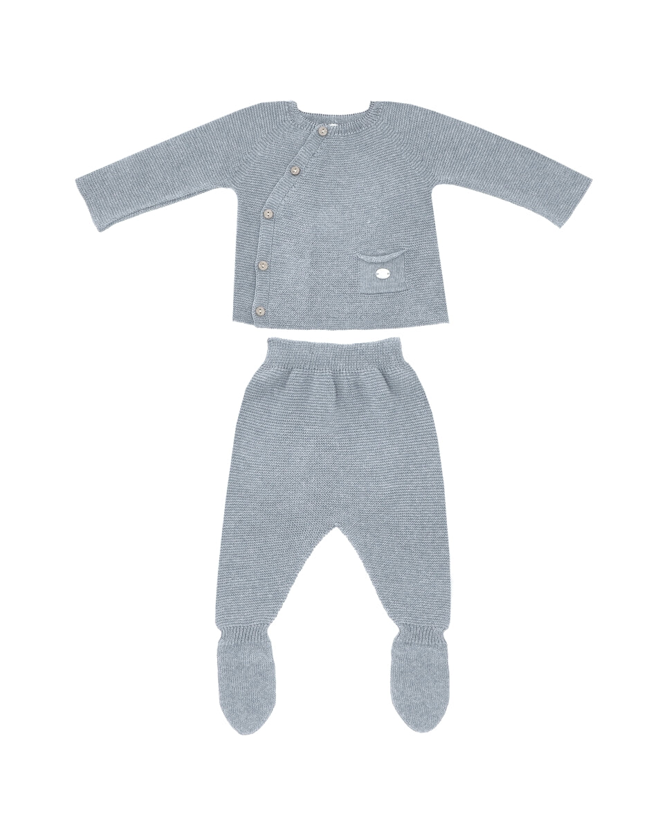 CONJUNTO UNISEX CHAMBRAY GRIS