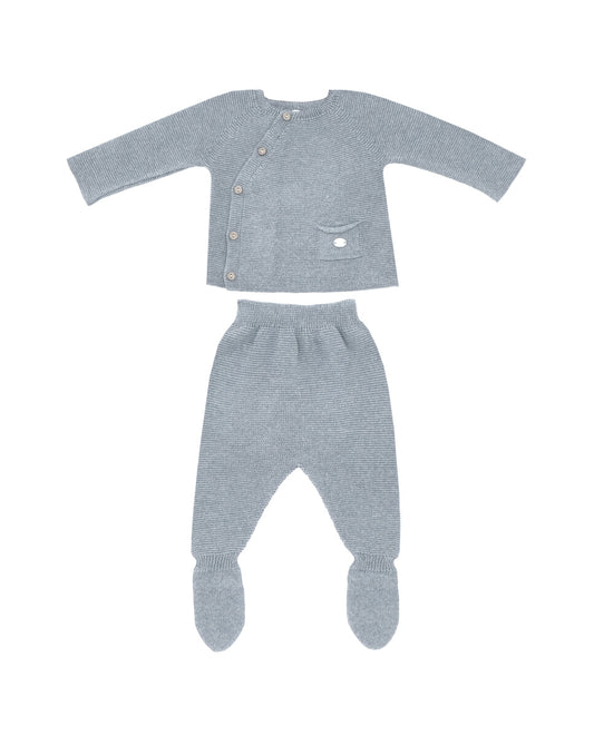 CONJUNTO UNISEX CHAMBRAY GRIS