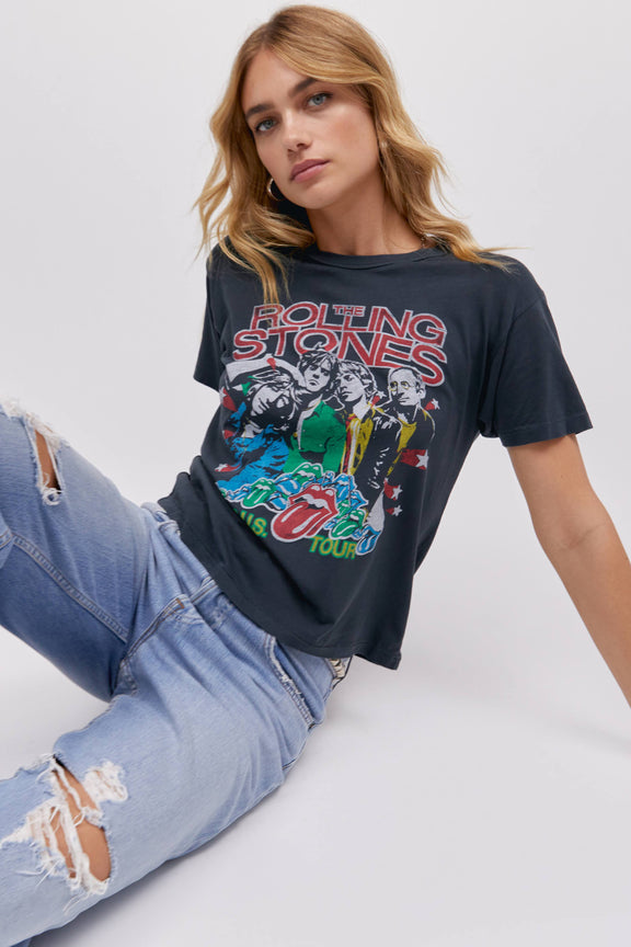 ROLLING STONES 78 US TOUR RINGER TEE