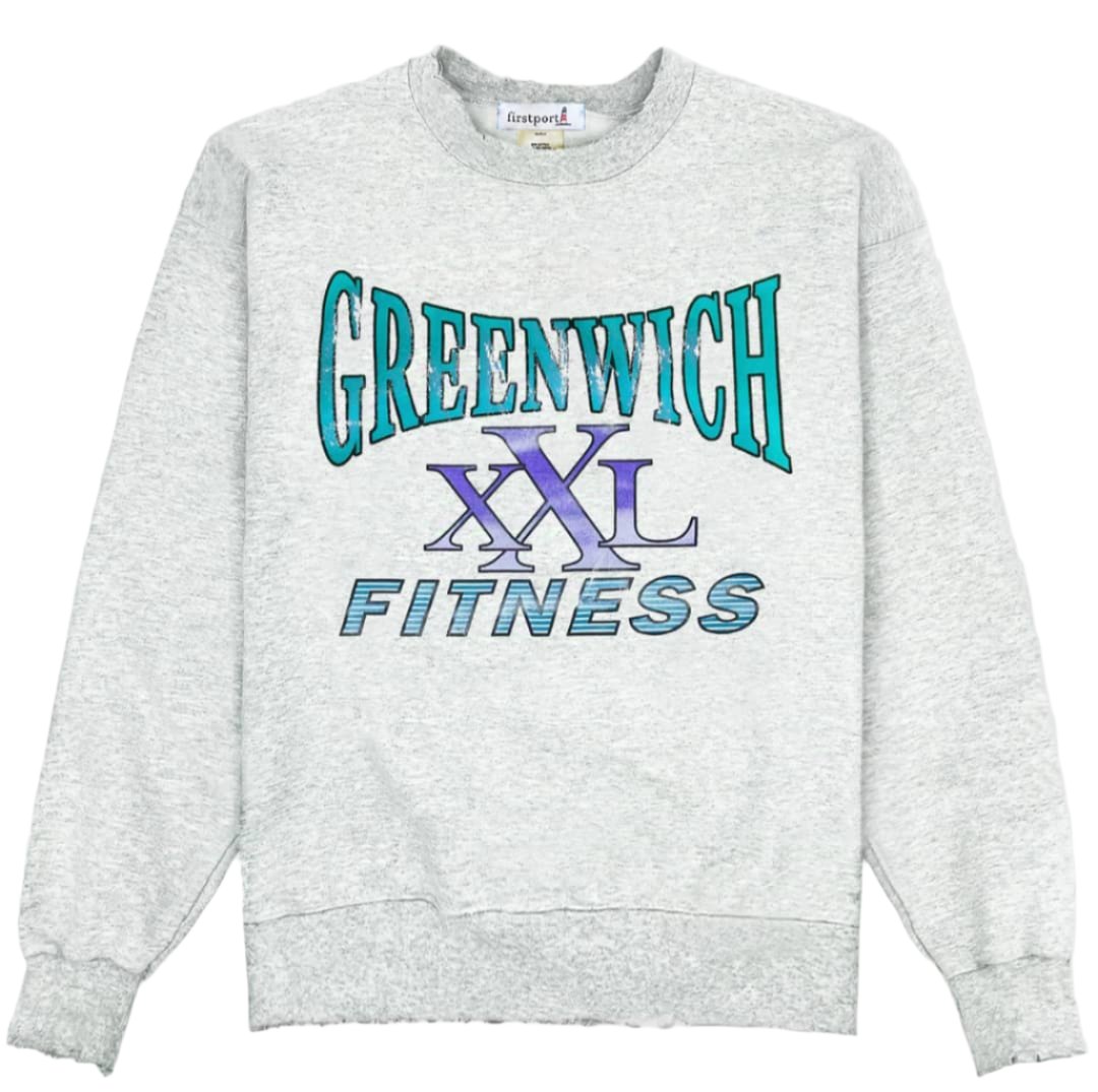 GREENWICH FITNESS XXL CREWNECK ASH