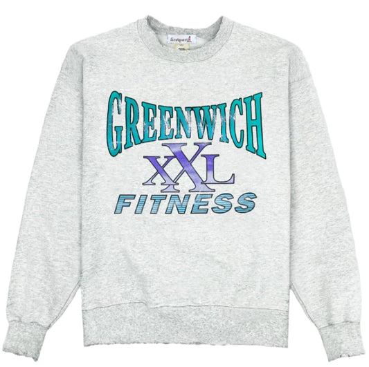 GREENWICH FITNESS XXL CREWNECK ASH