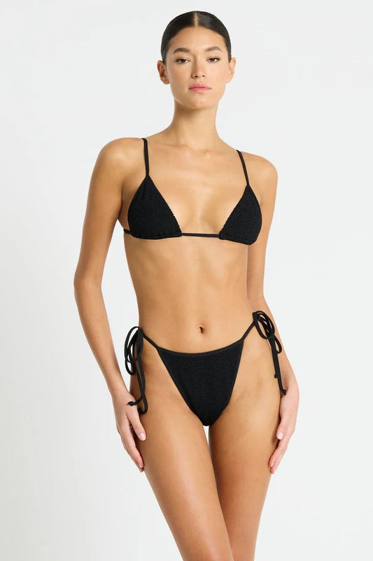 LUANA/ANISHA TRIANGLE BIKINI BLACK