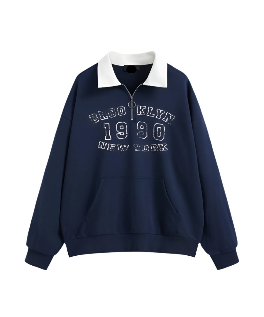 BROOKLIN SWEATSHIRT DARK BLUE