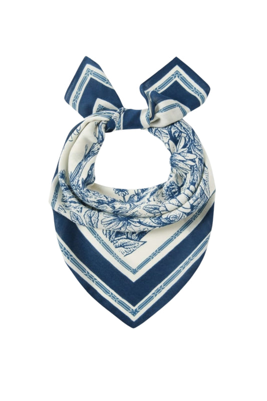 BLUE HEADSCARF