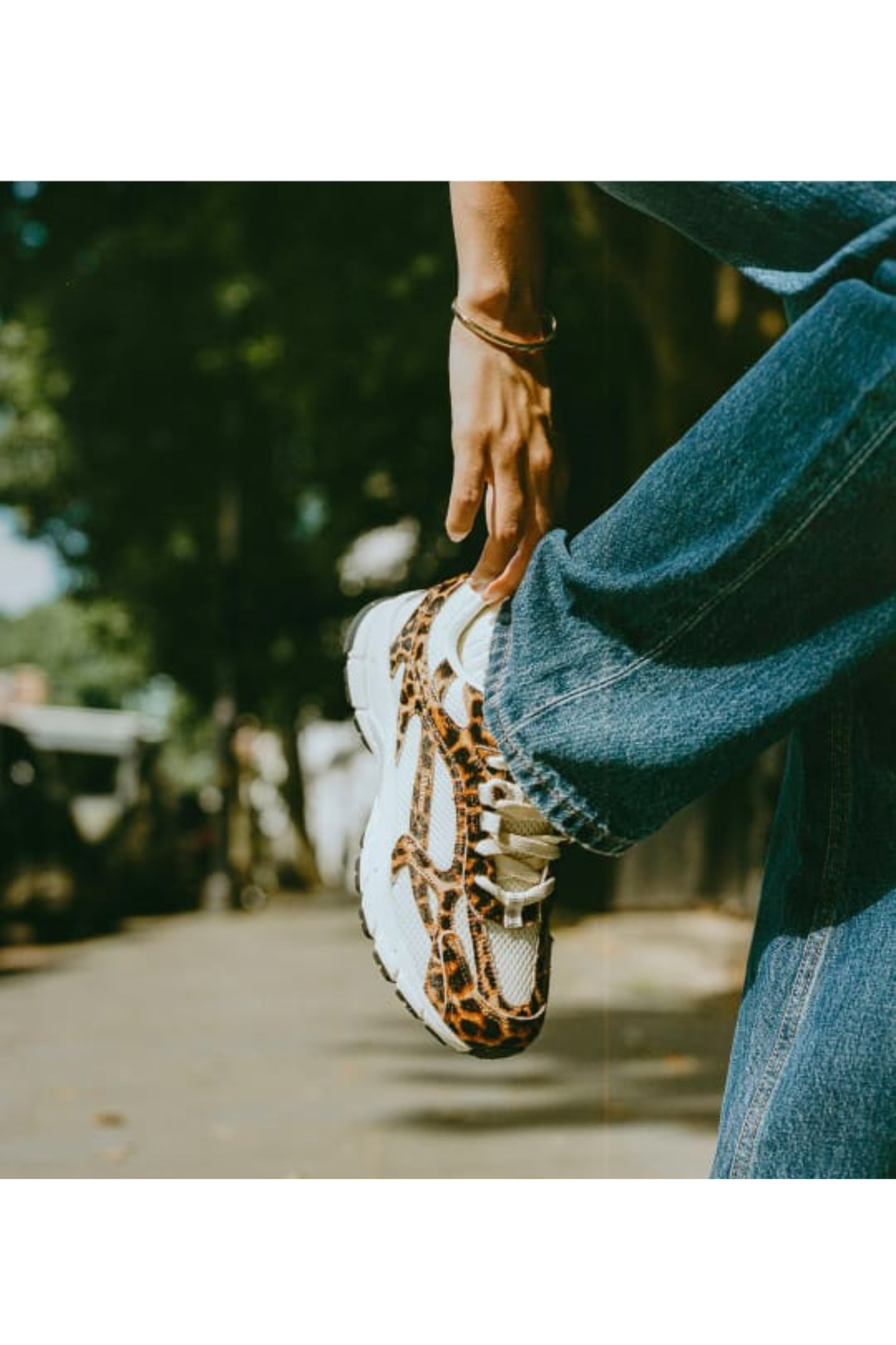 THE RE-RUN LEOPARD OFF WHITE