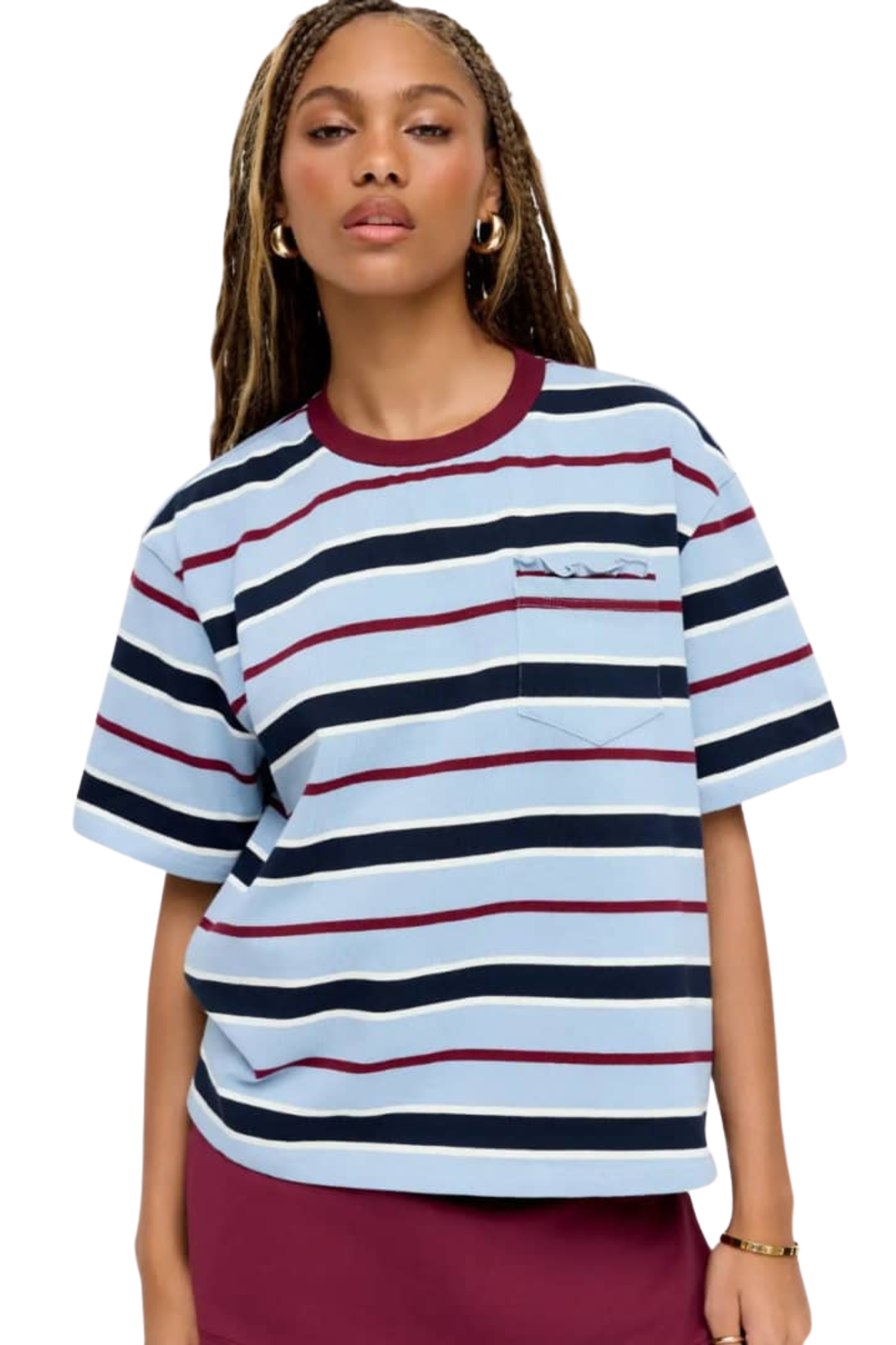 COTTON STRIPE TEE