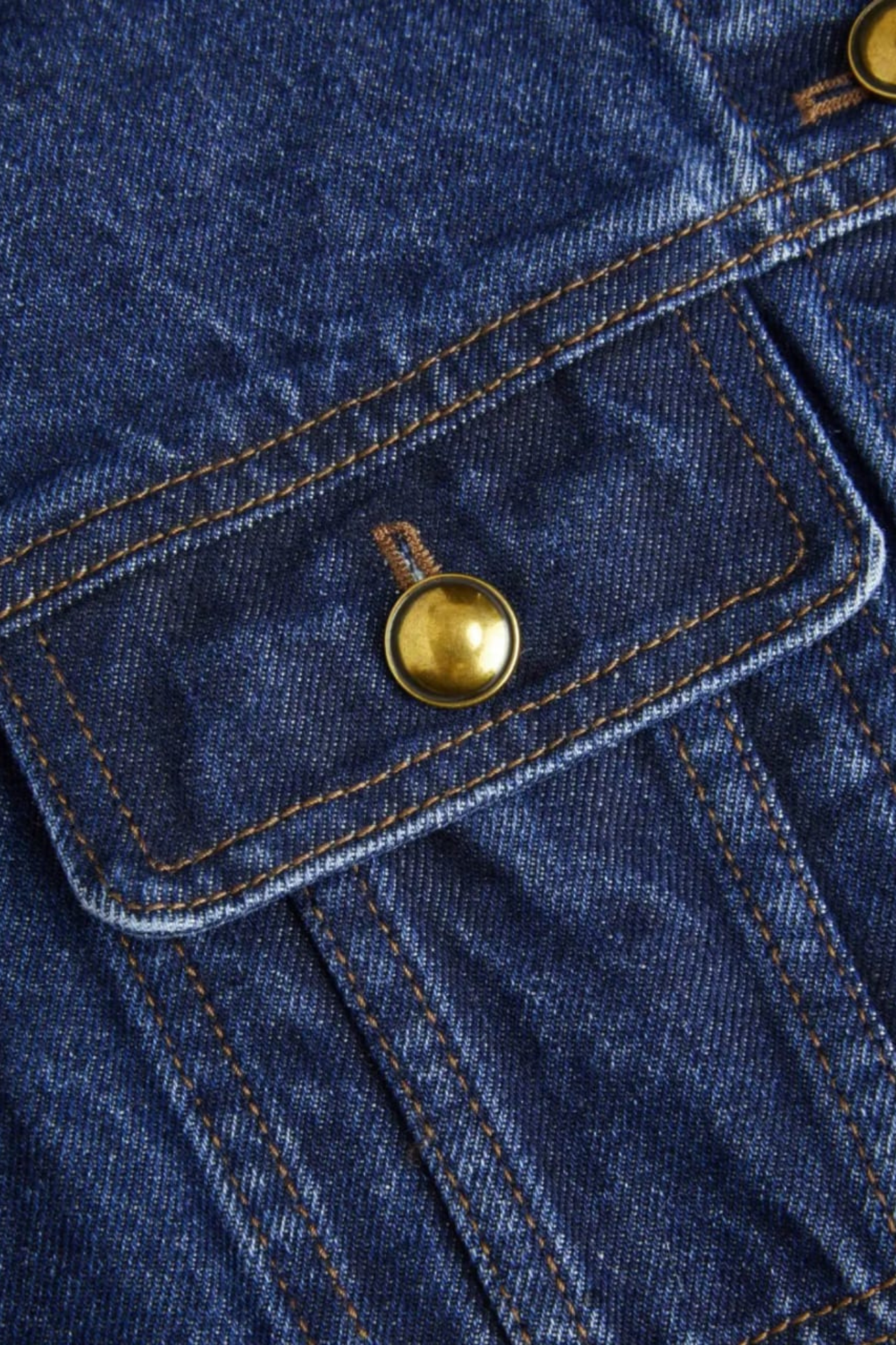 DENIM COLORBLOCK VEST