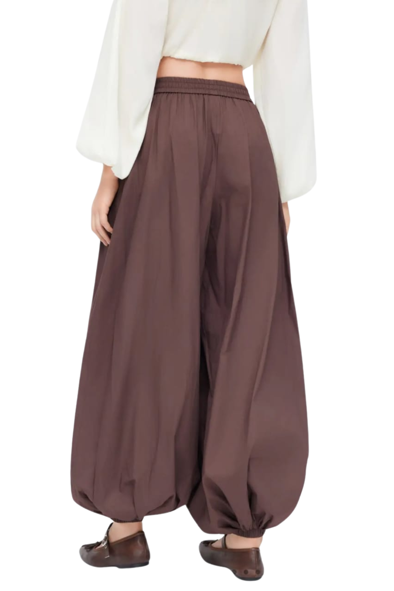 BROWN BALLON PANT