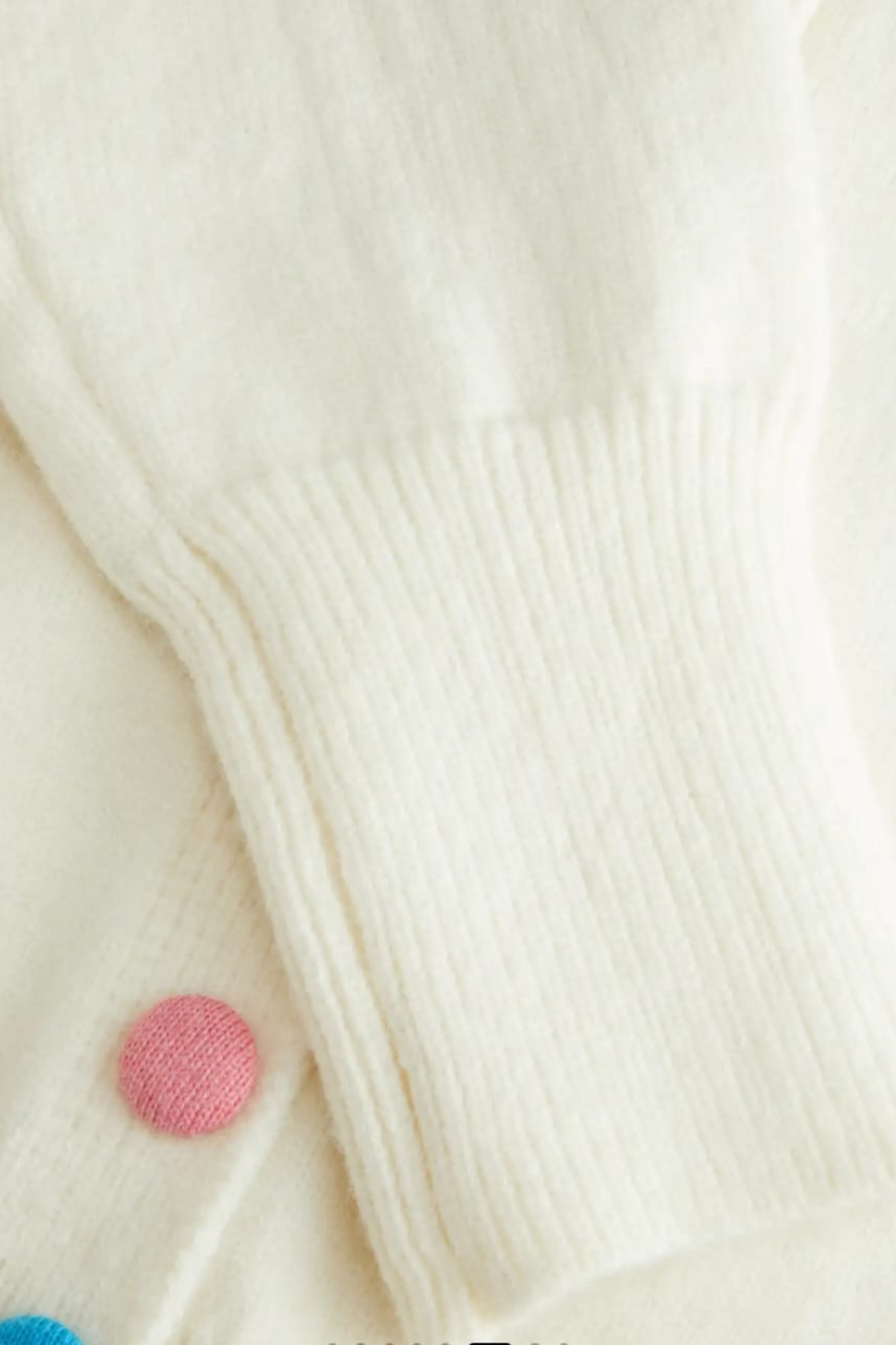 KNIT COLOR BUTTON CARDIGAN