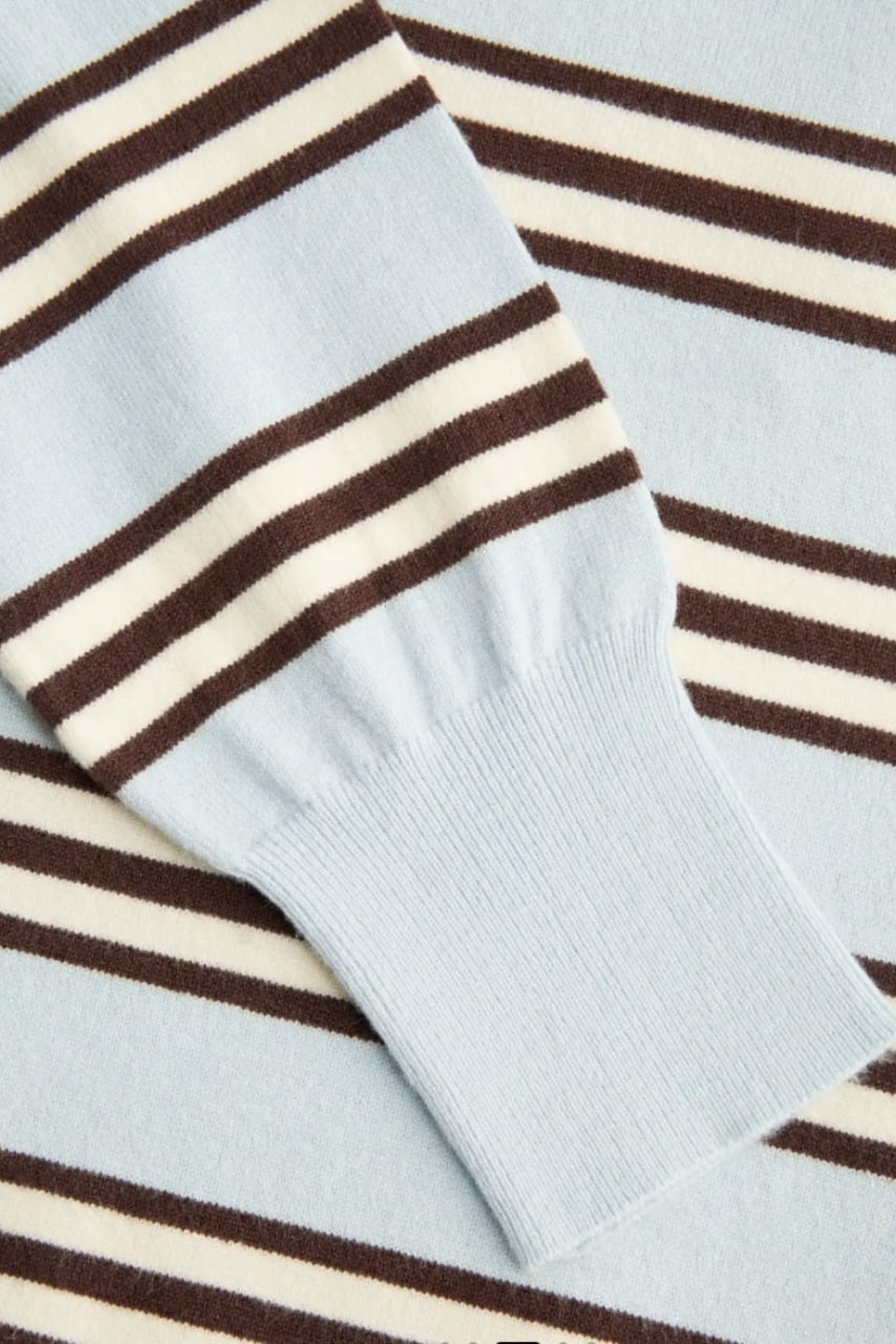 KNIT STRIPE POLO LONG SLEEVE