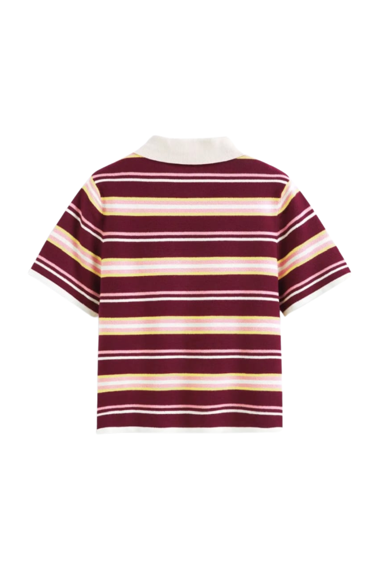 KNIT POLO TOP