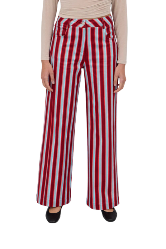 PANTALON RECTO BURGUNDY BLUE