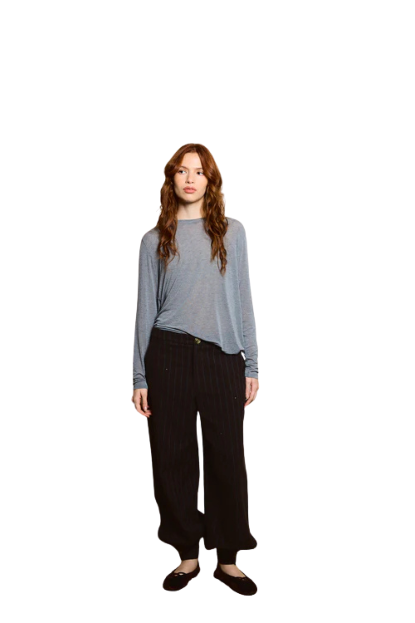 PANTALON BOMBACHO RAYAS/BRILLO