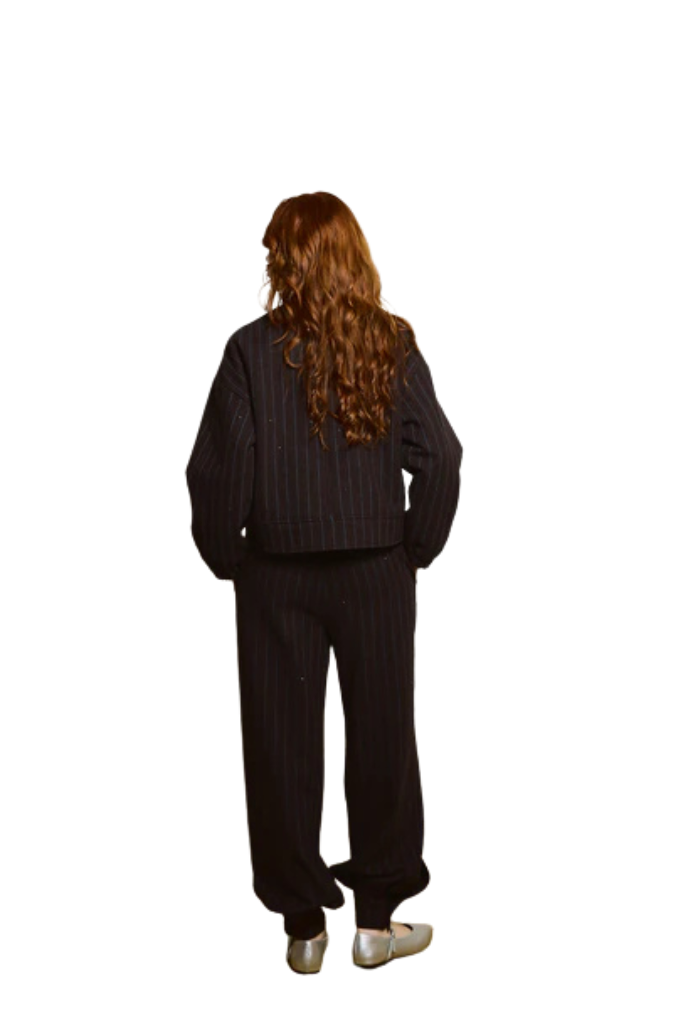 PANTALON BOMBACHO RAYAS/BRILLO