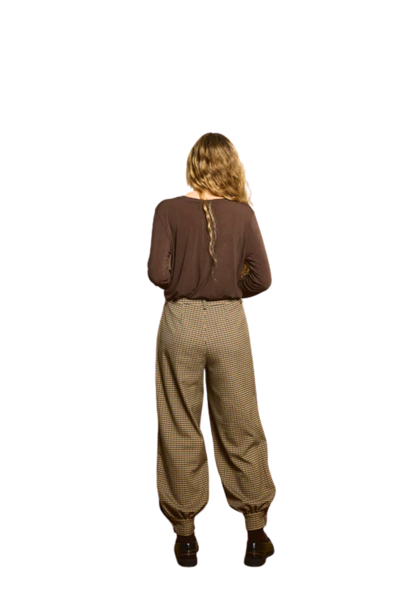 PANTALON BOMBACHO PATA DE GALLO