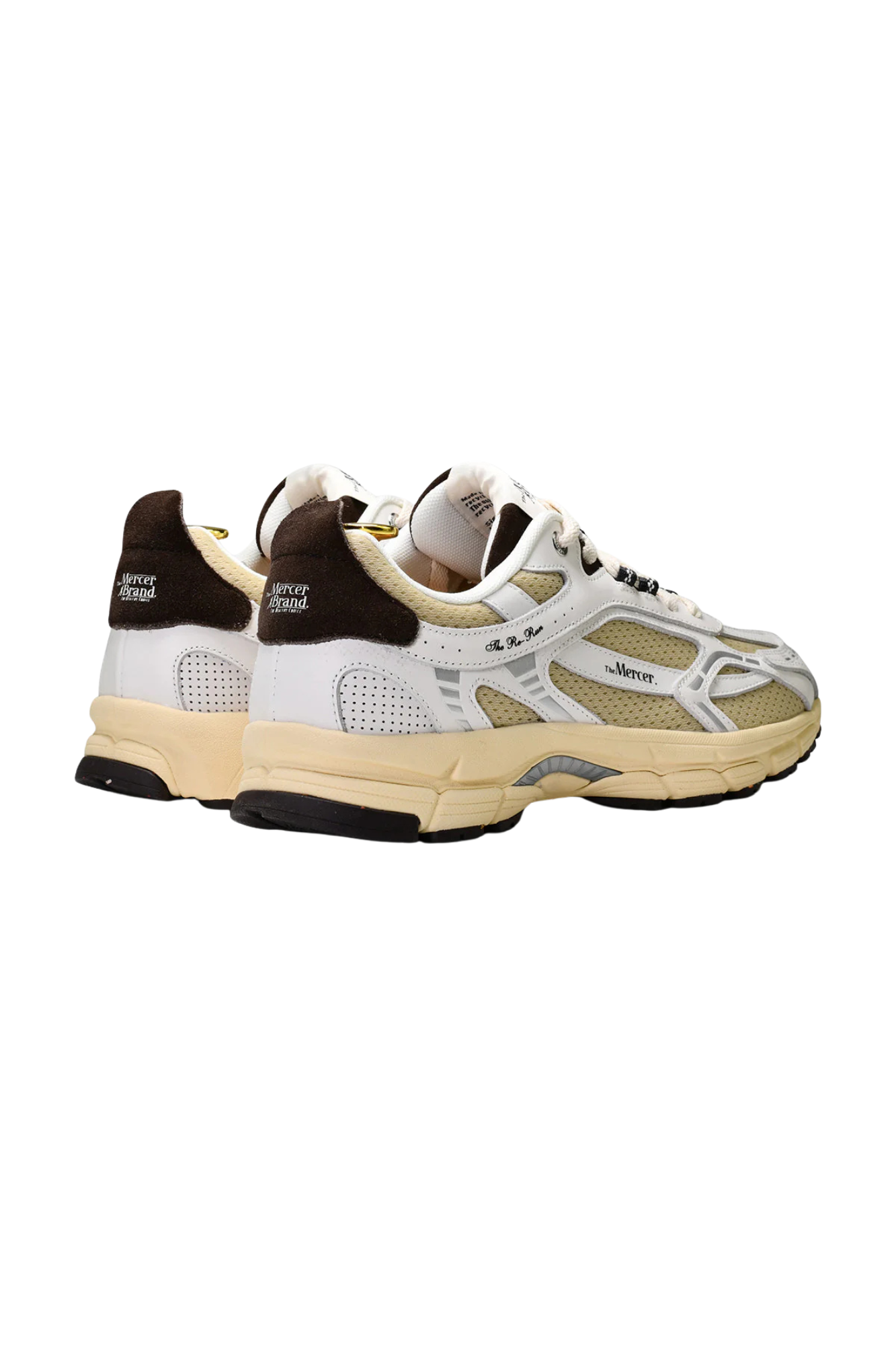THE RE-RUN VINTAGE WHITE & BROWN