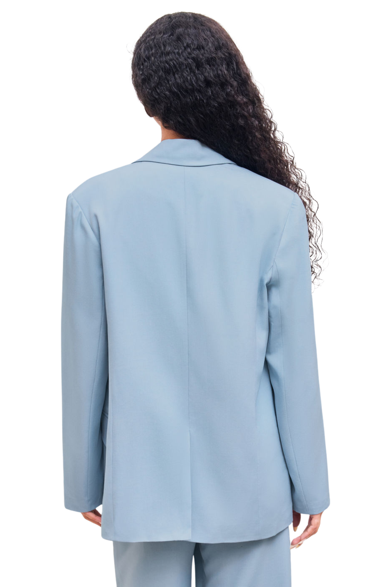 OVERSIZED BABY BLUE BLAZER