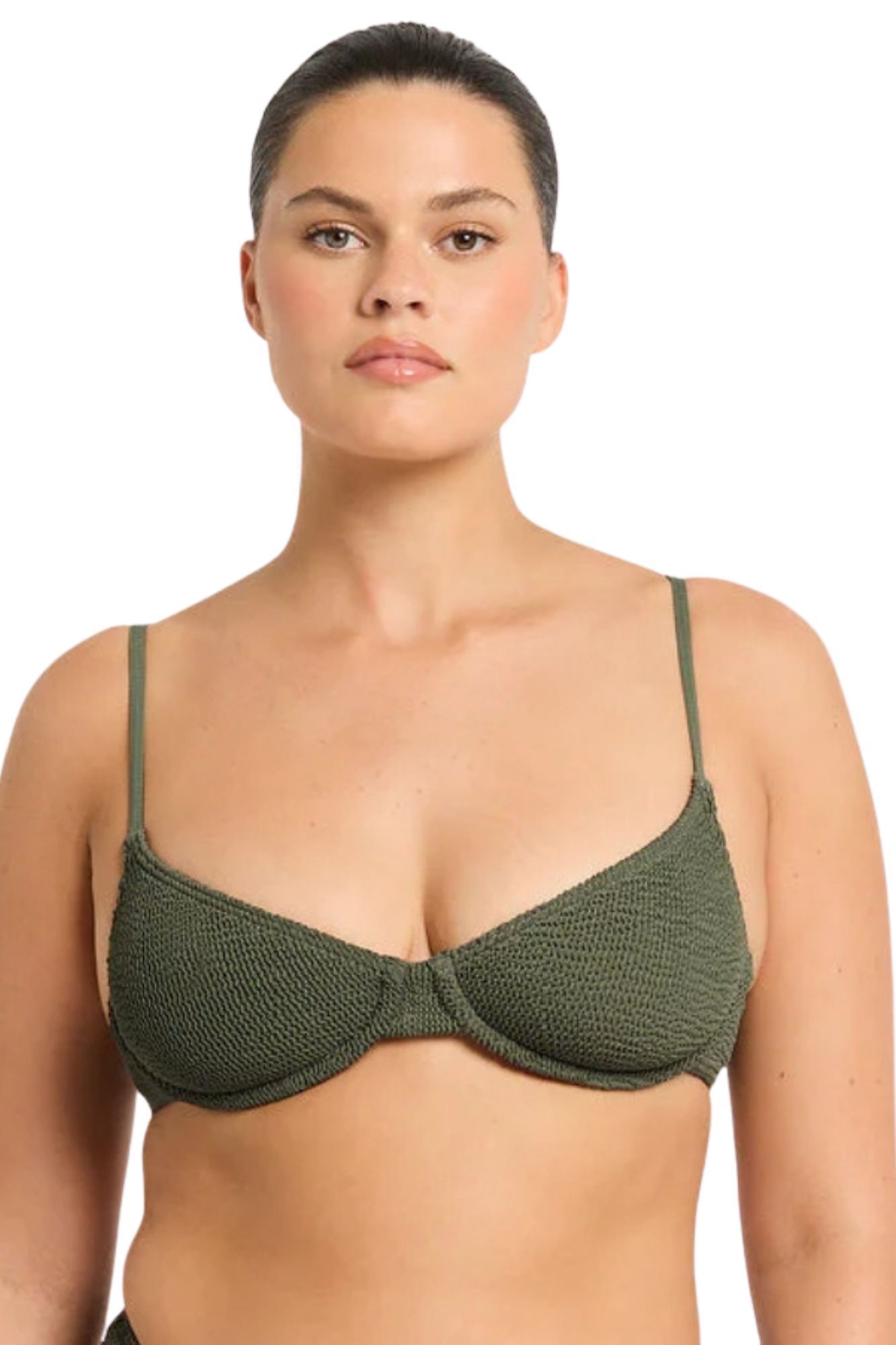 SCENE BRIEF/GRACIE BALCONETTE - KHAKI ECO