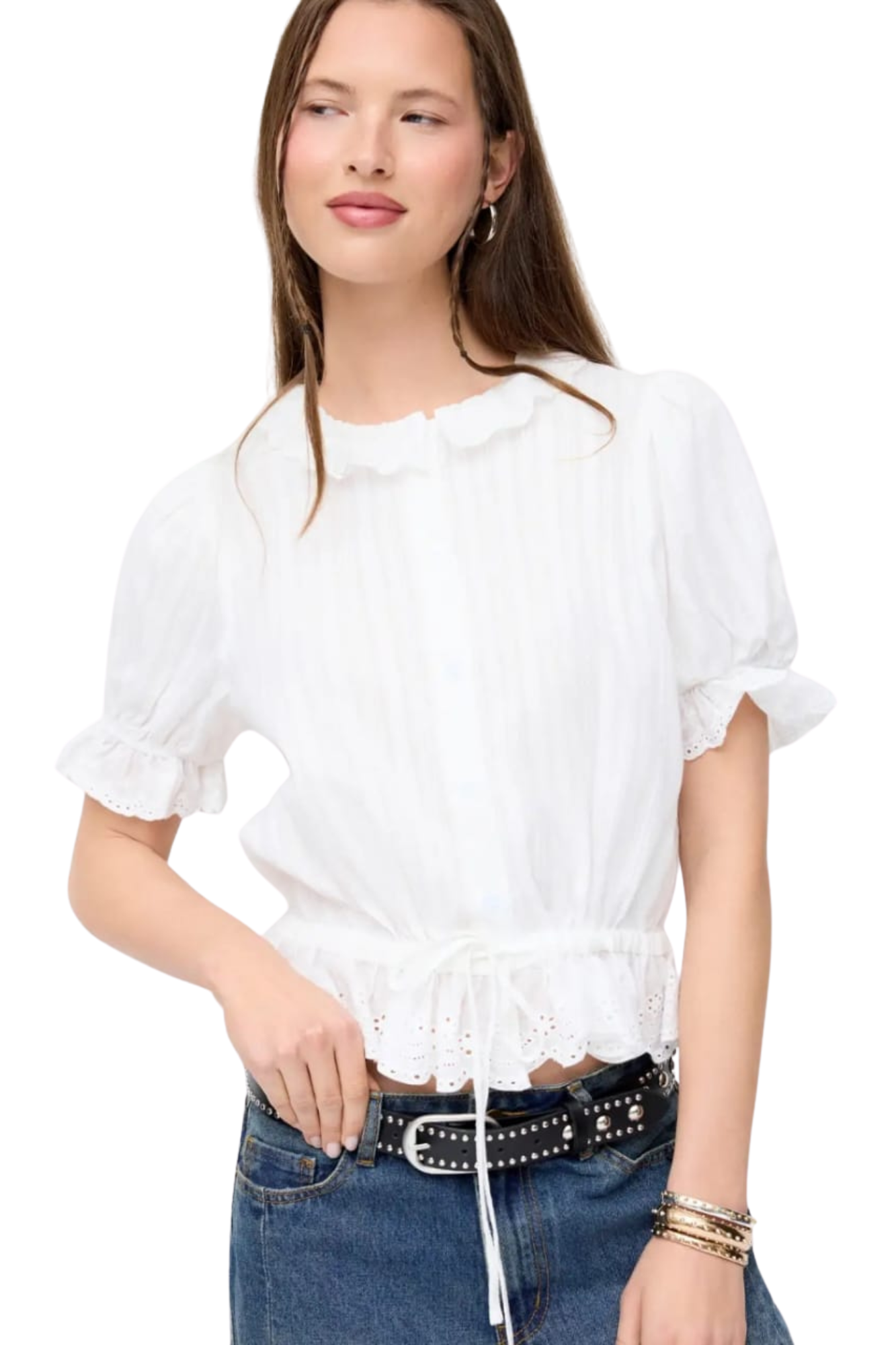 BRODERIE WHITE SET