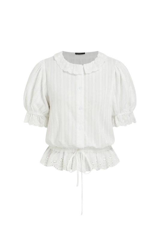 BRODERIE WHITE SET