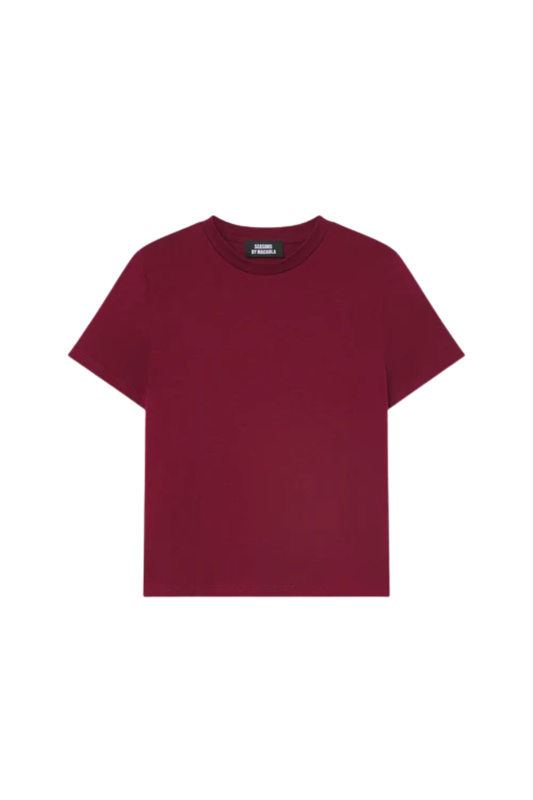 CAMISETA ALGODON GRANATE
